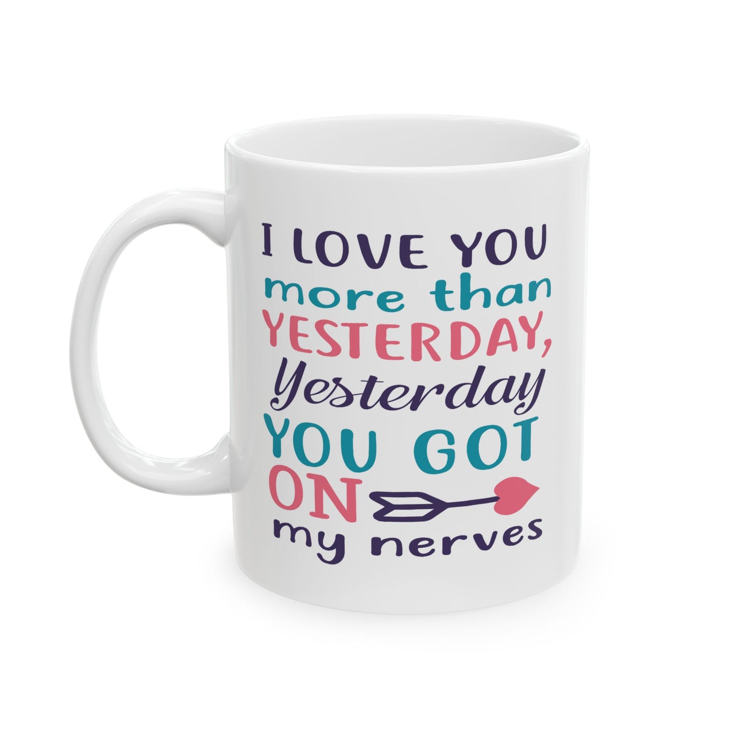 Anniversary Mug - I Love You More Than Yesterday