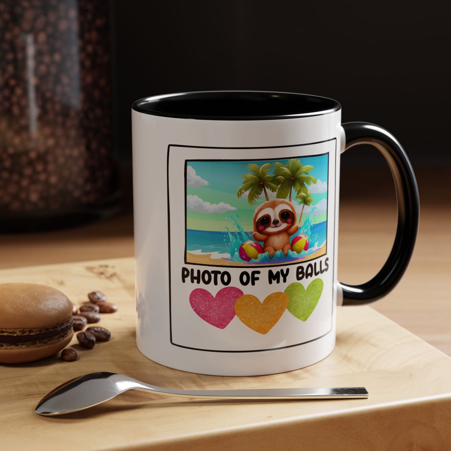 Adult Mug - Photo of My Balls