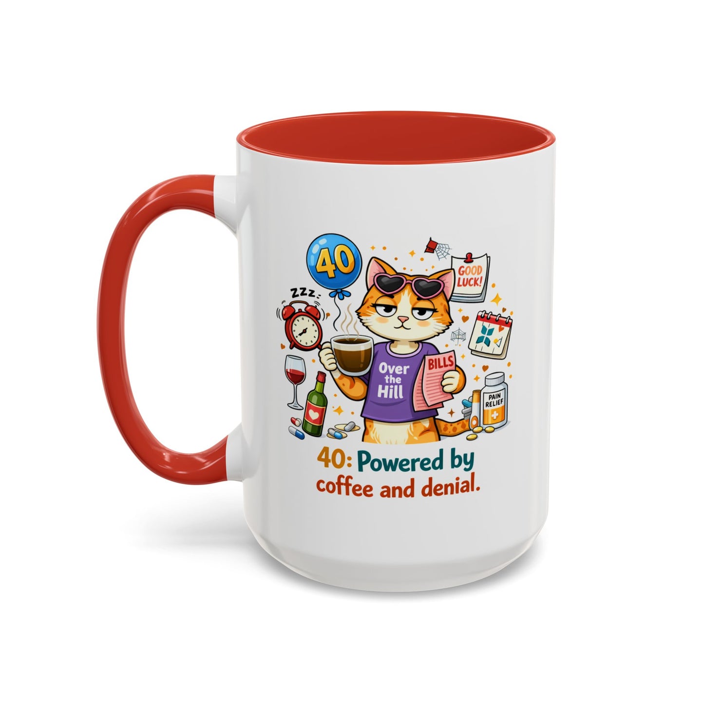 Birthday Mug - 40 Powered By