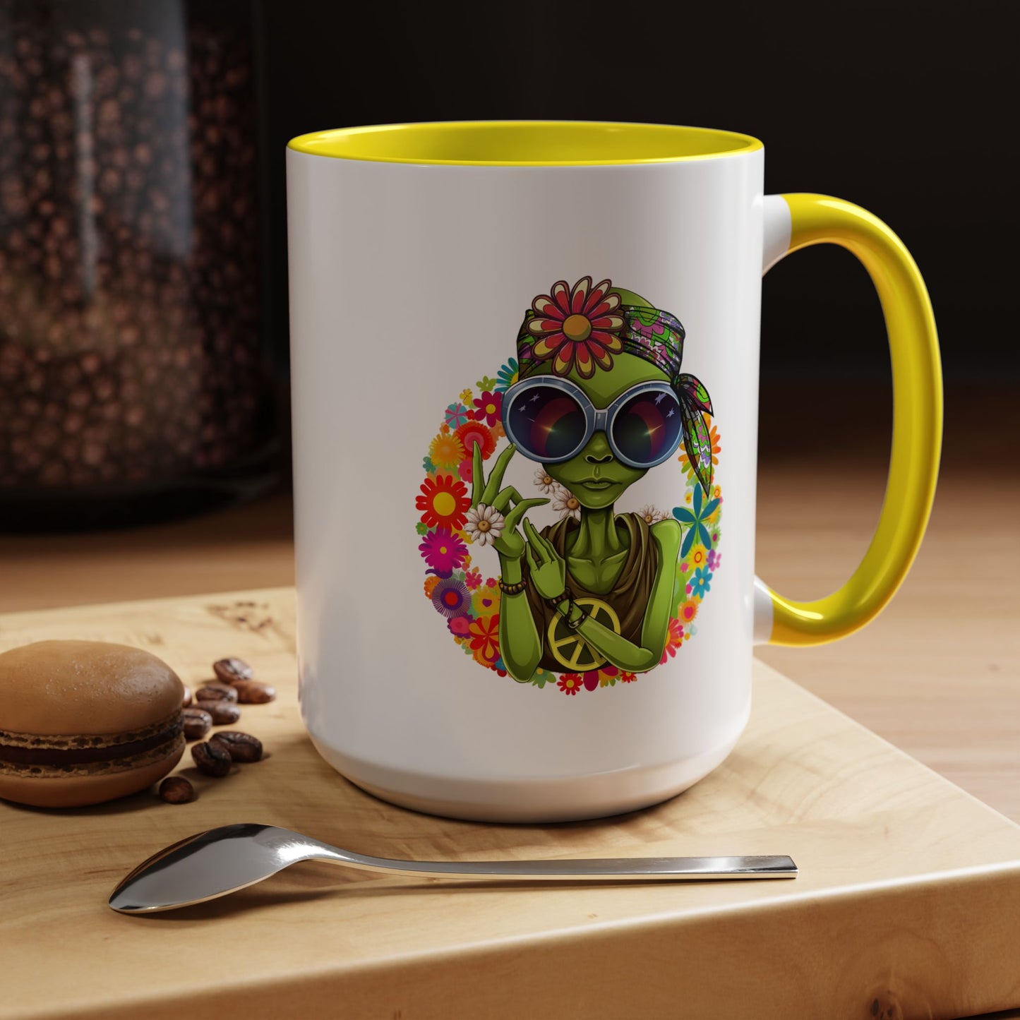 Alien Mug - Peace Hippy Alien
