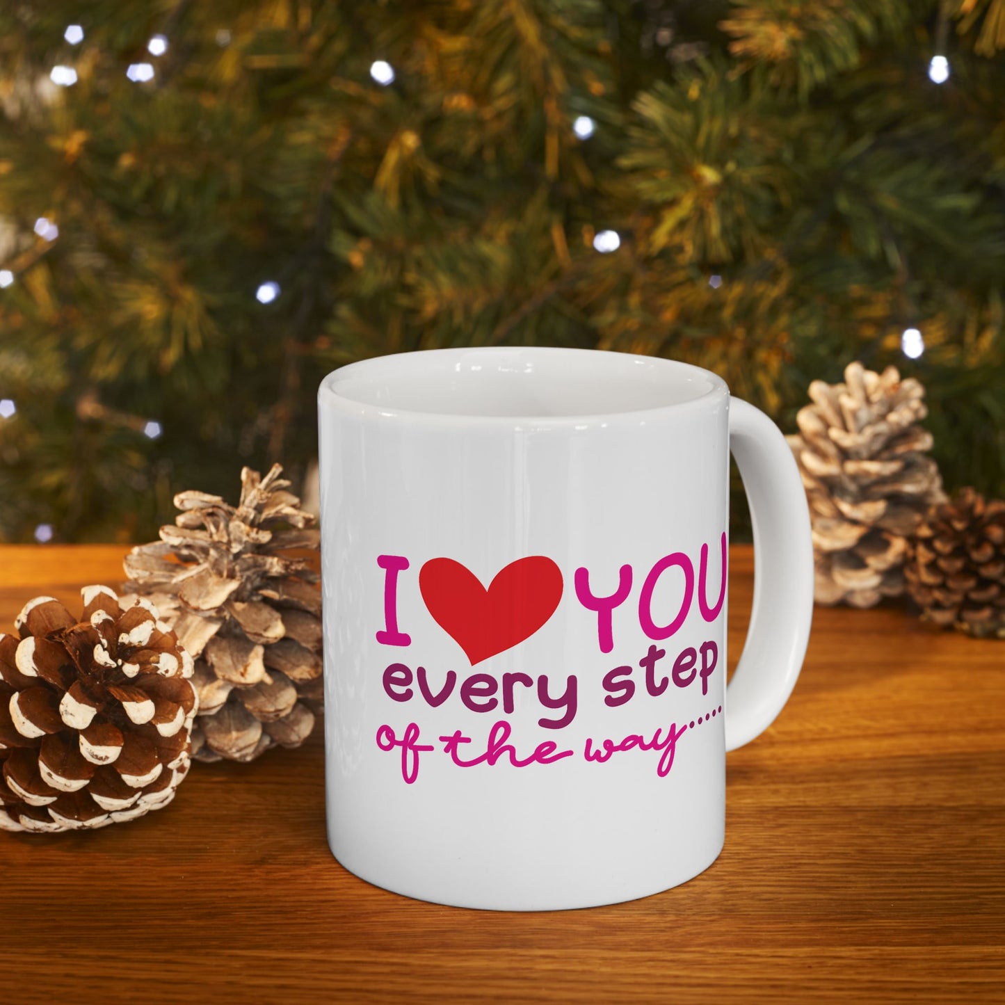Anniversary Mug - I Love You Every Step