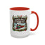 Christmas Mug - North Pole Express Steam Locomotive Decorations