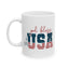 4th of July Mug - God Bless the USA