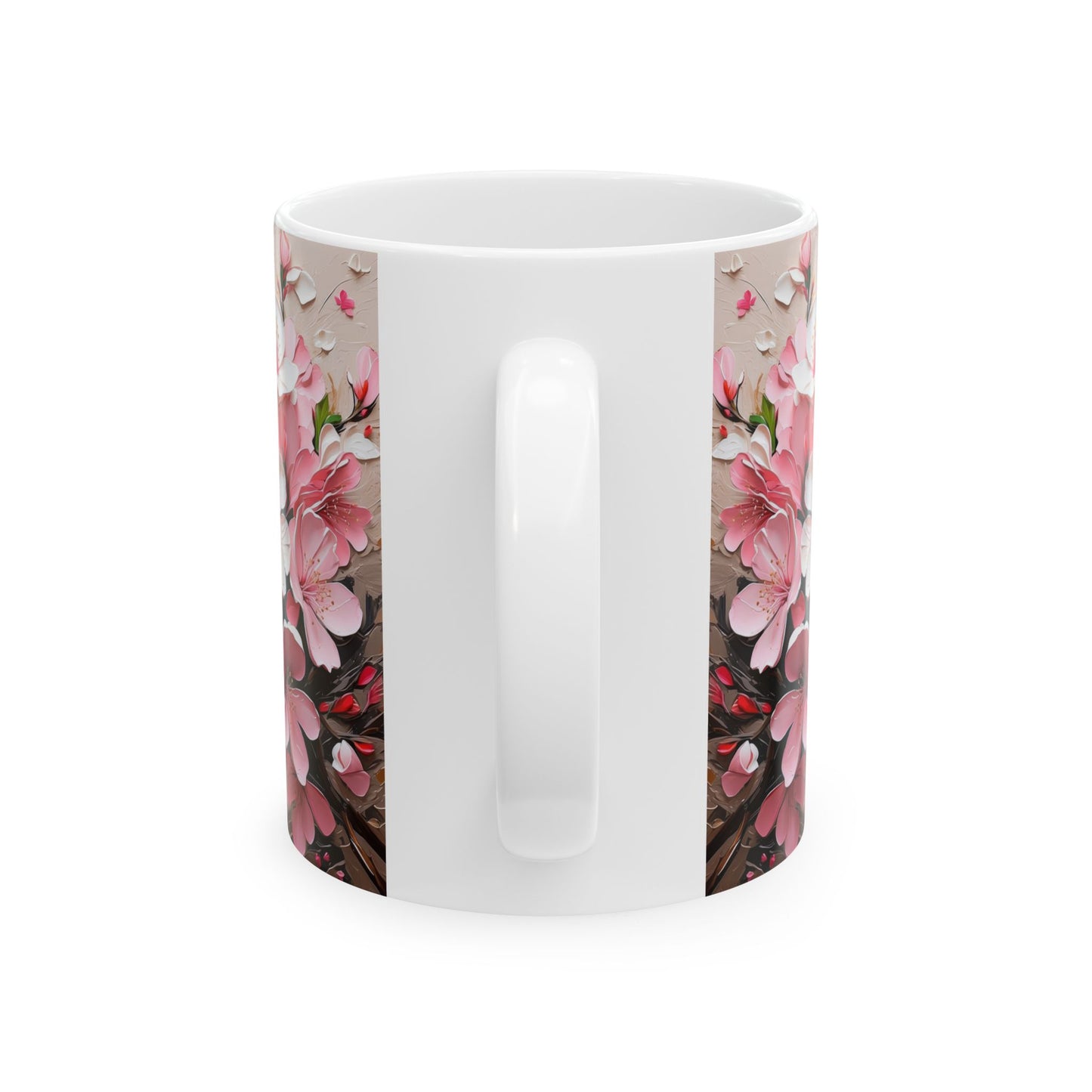 Artistic Mug - Cherry Blossom Oil Painting