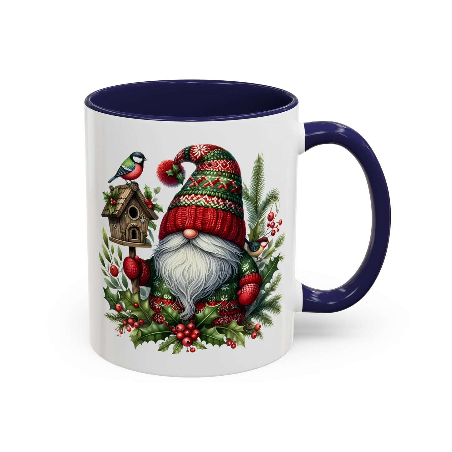 Christmas Mug - Red and Green Gnome