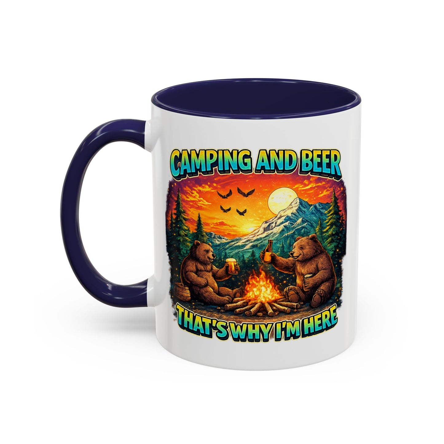 Humor Mug - Camping and Beer