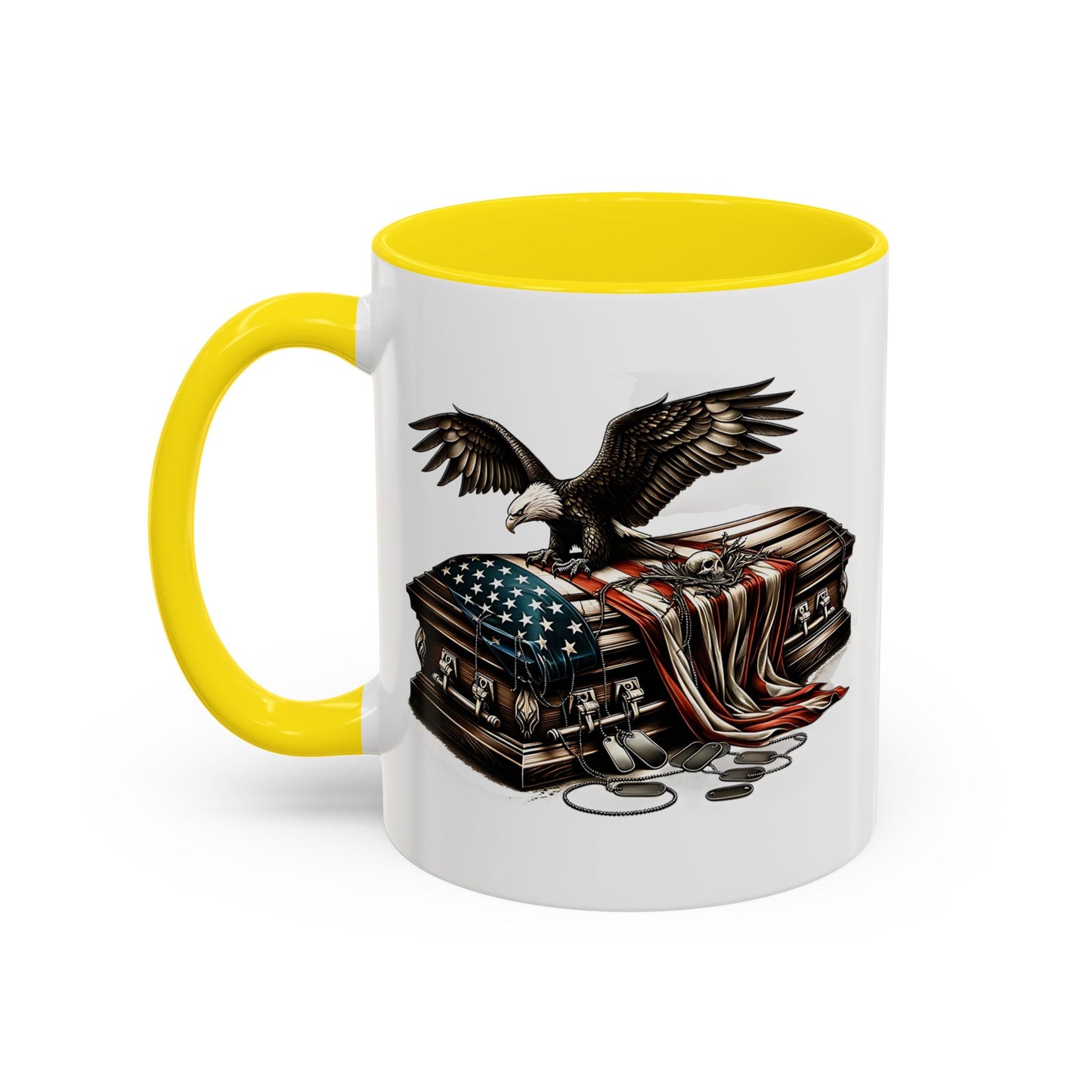 4th of July Mug - American Bald Eagle Fallen Soldier