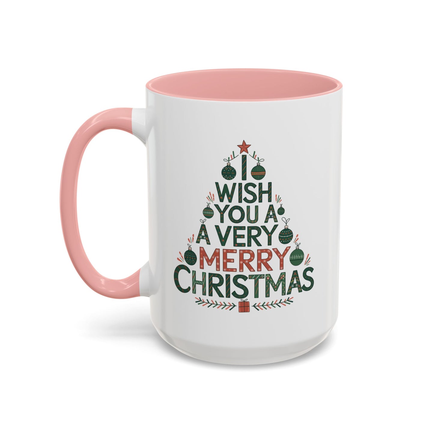 Christmas Mug - I Wish You a Merry Christmas Tree