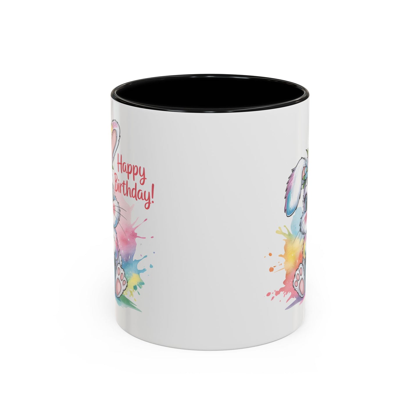 Birthday Mug - Happy Birthday Cute Bunny