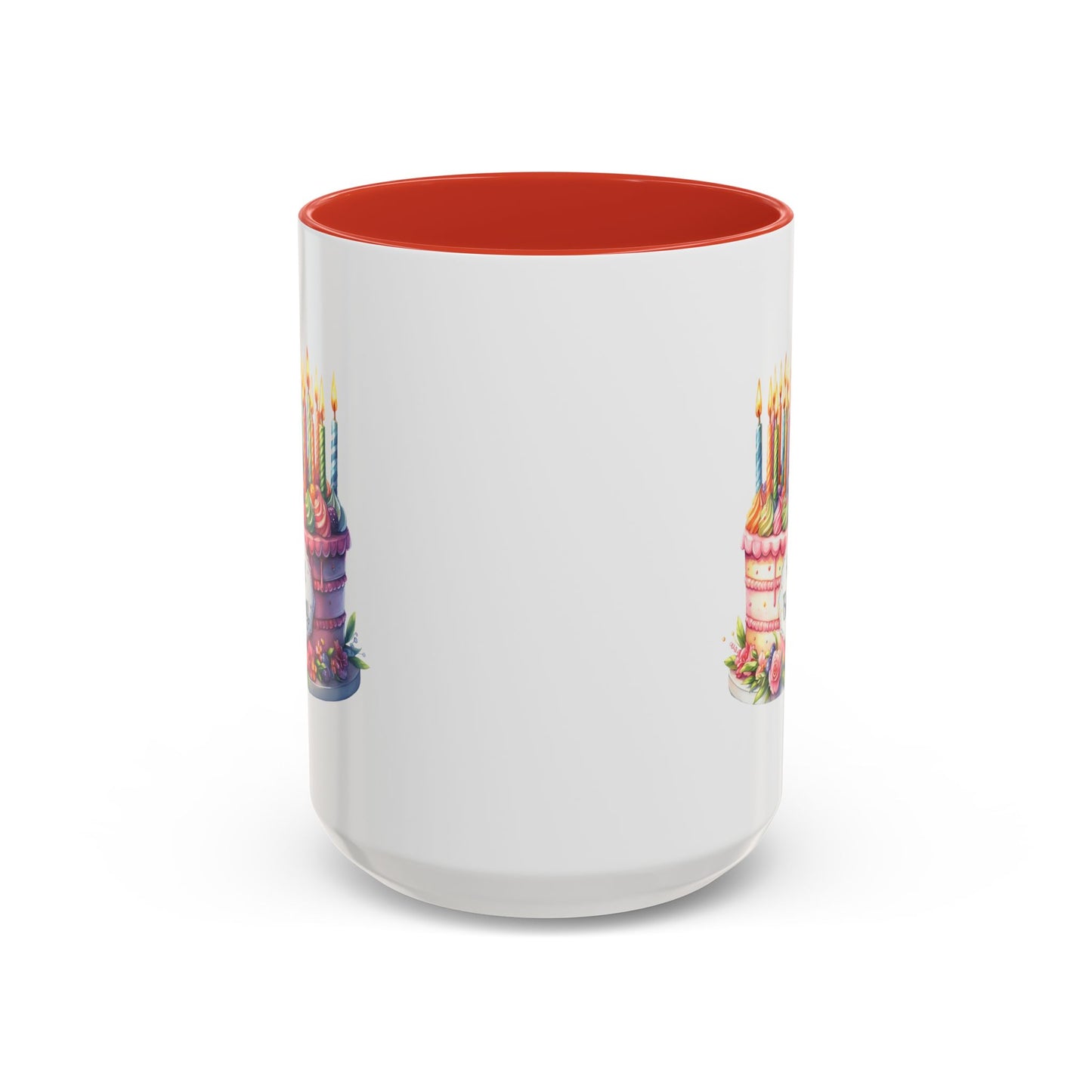 Birthday Mug - Happy Birthday Large Cake With...
