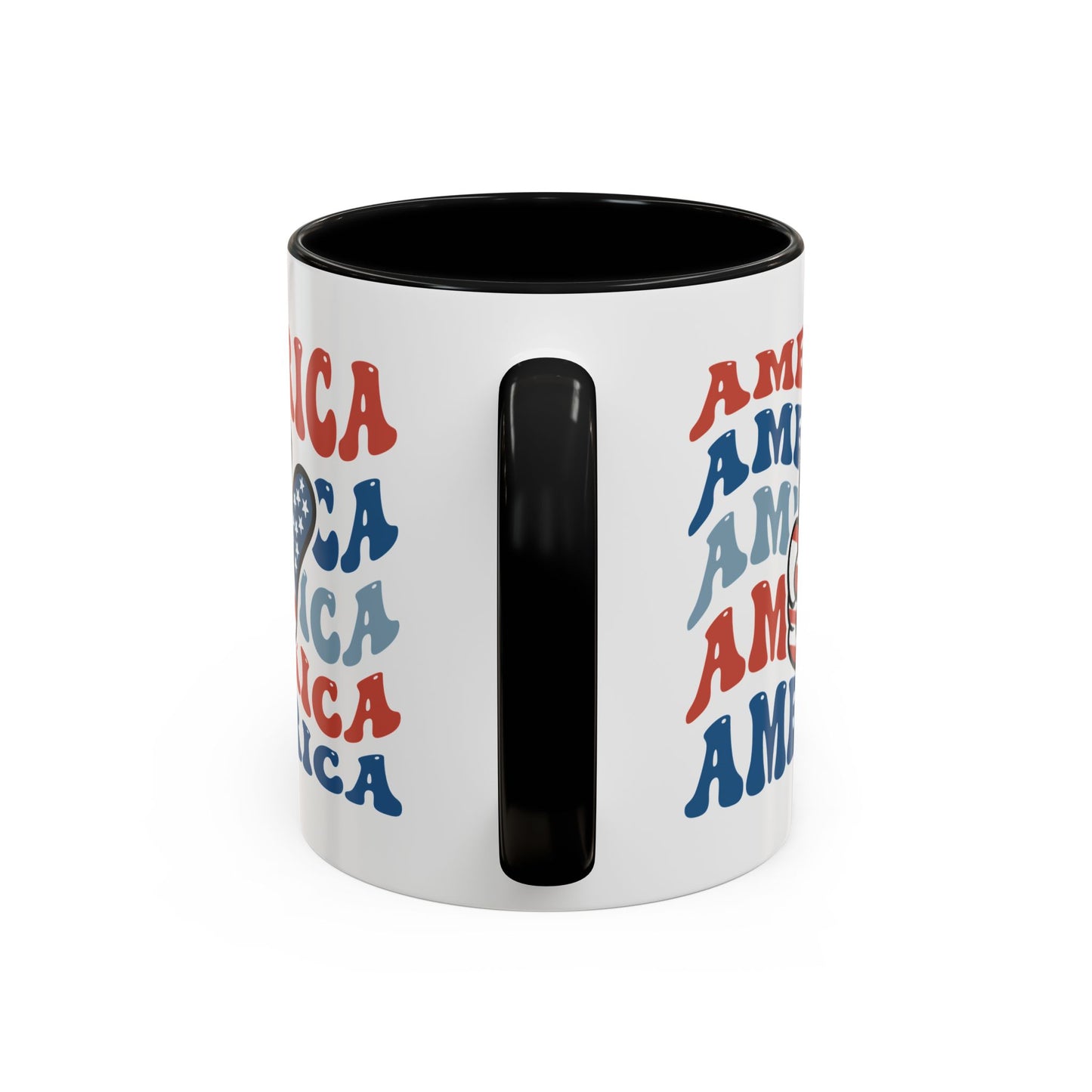 4th of July Mug - America peace Sign