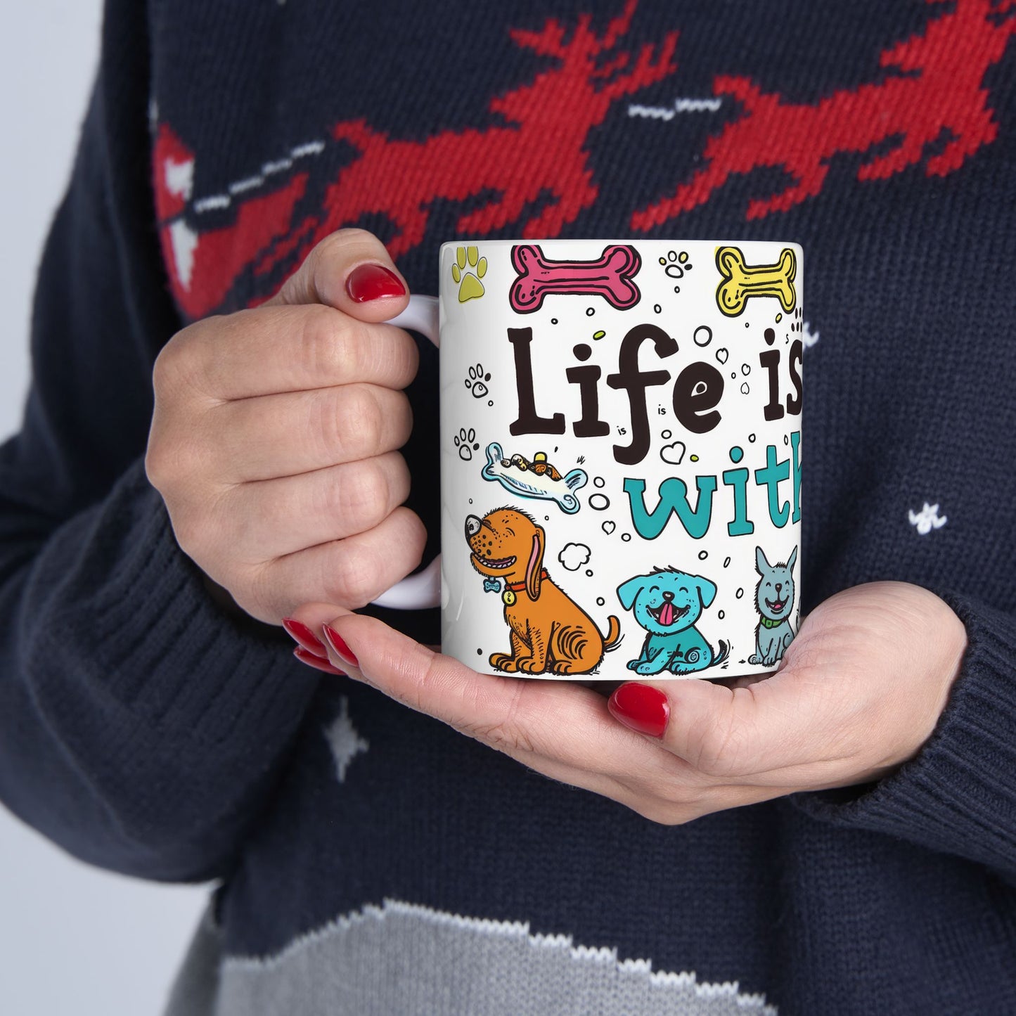 Animal Mug - Life Is Better With Dogs 2