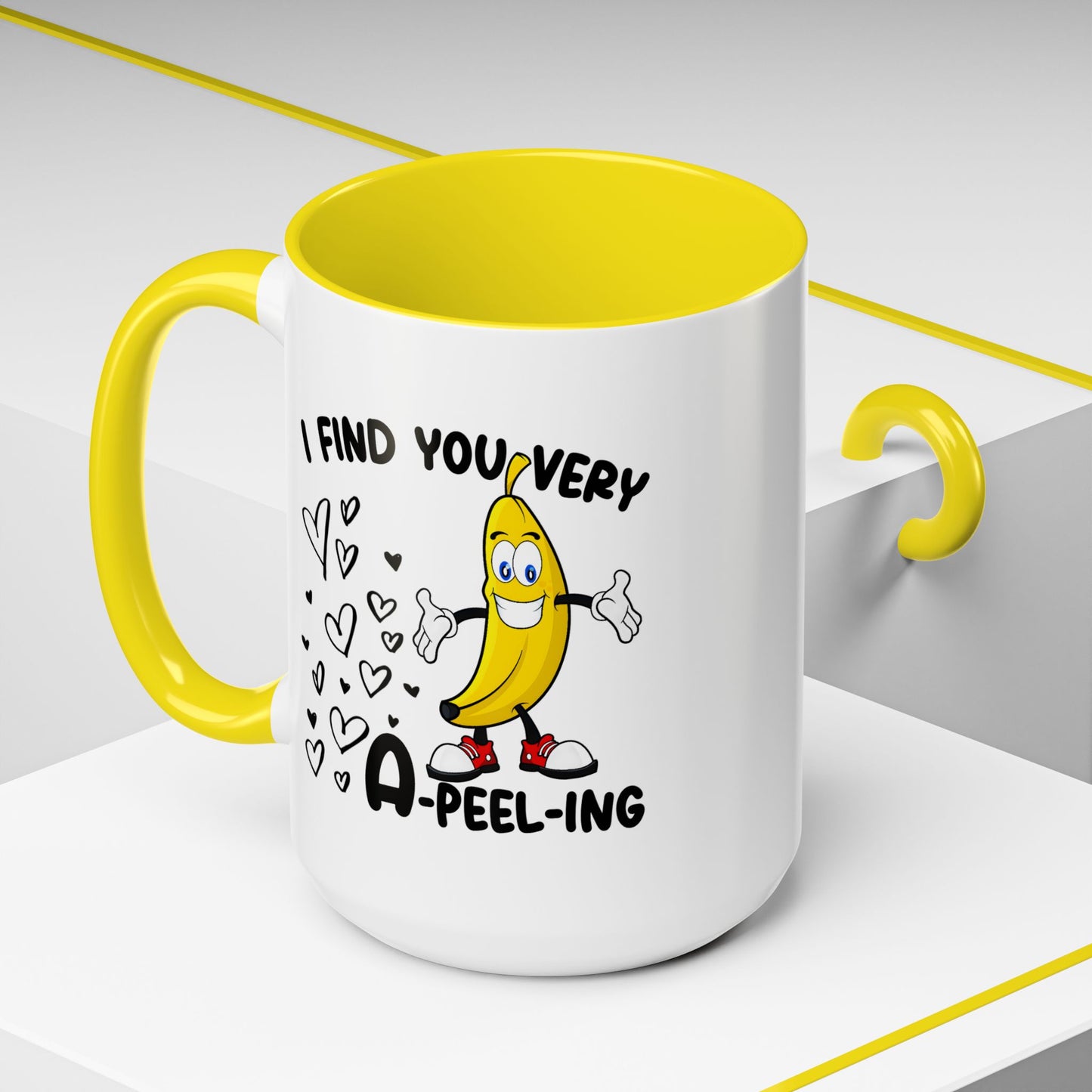 Adult Mug - I Find You Very A-Peel-Ing
