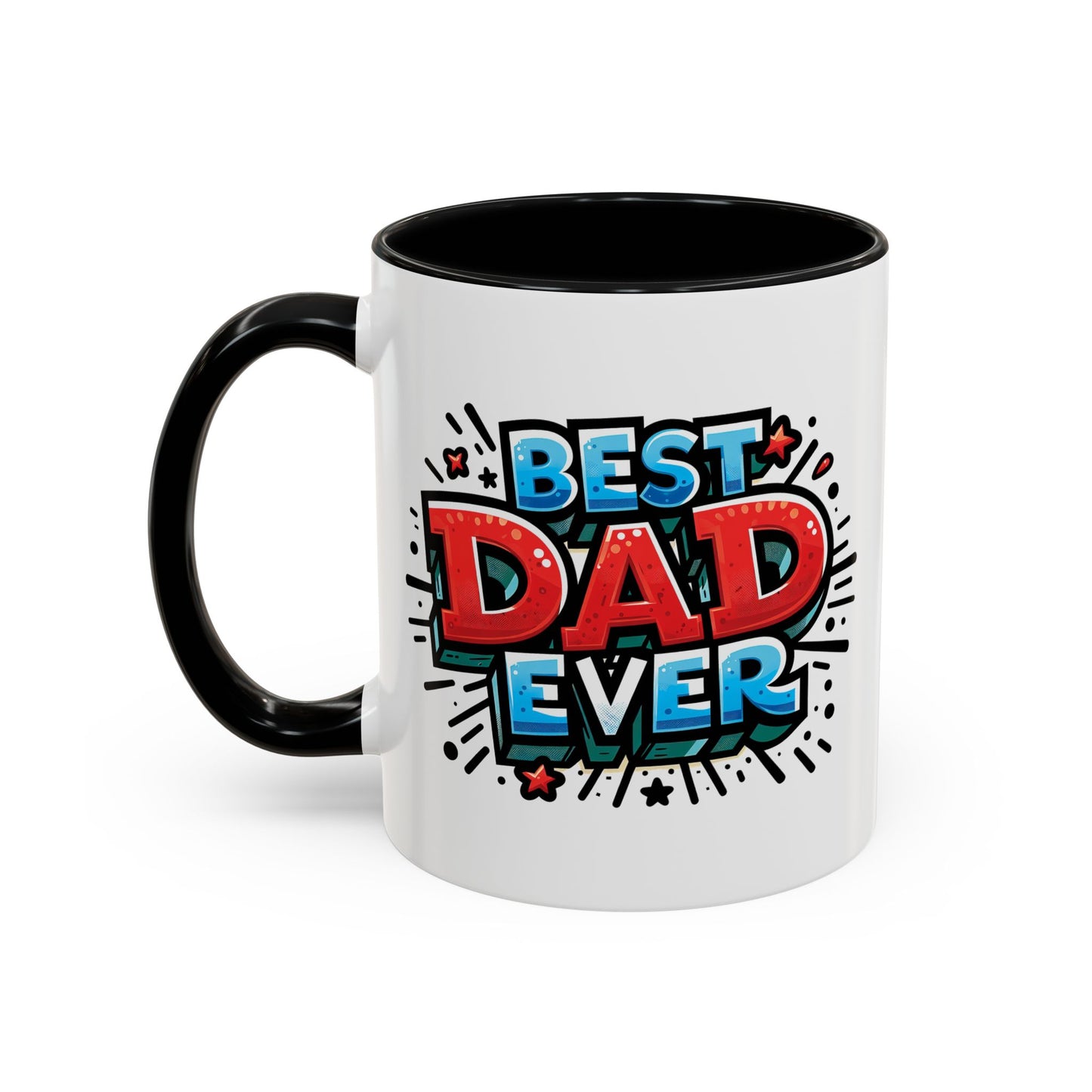 Father's Day Mug - Best Dad Ever Grafitti