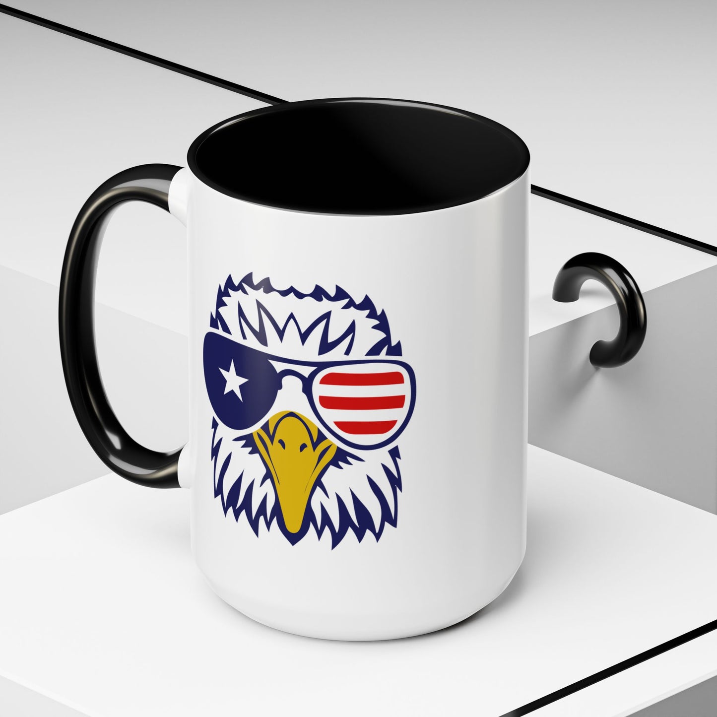 4th of July Mug - Cool American Eagle