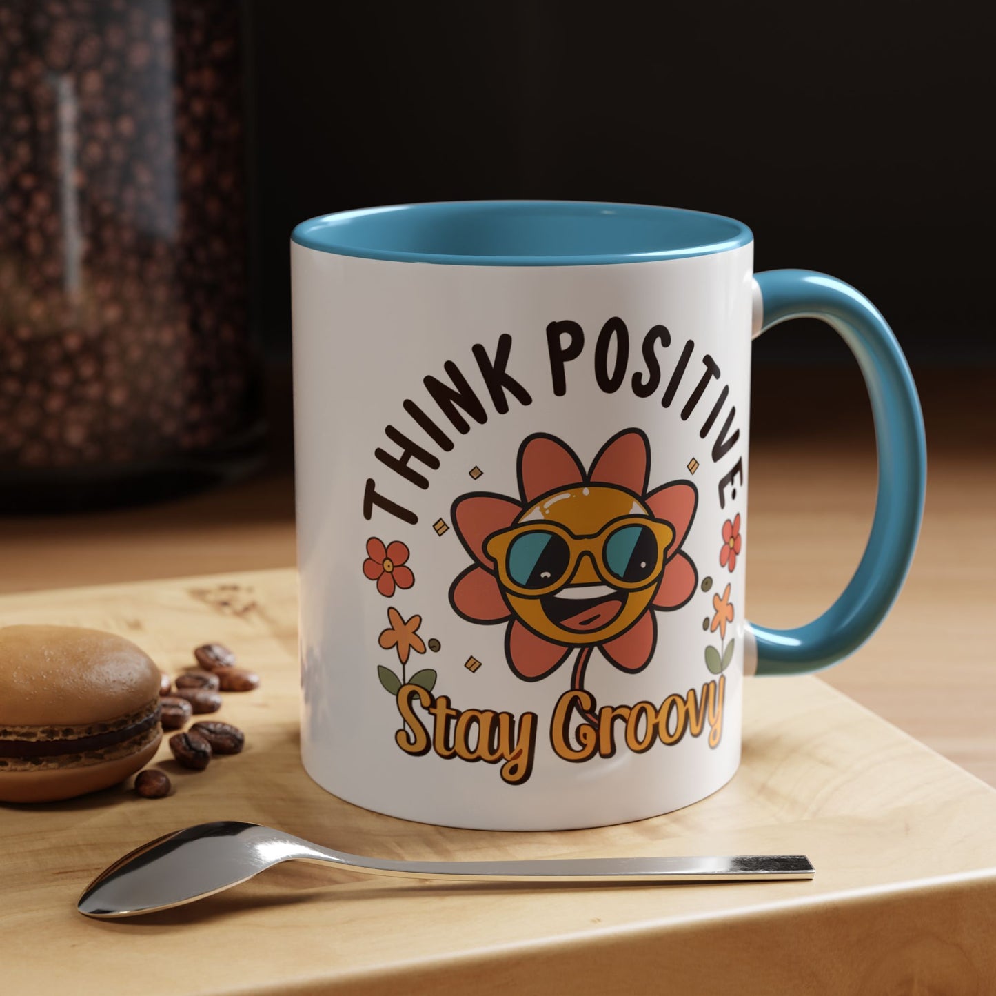 Wellness Mug - Think Positive Stay Groovy