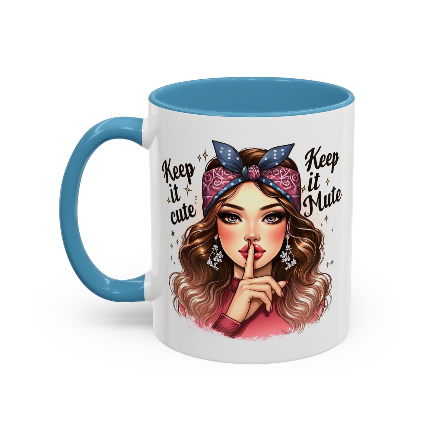 Humor Mug - Keep It Cute Keep It Mute