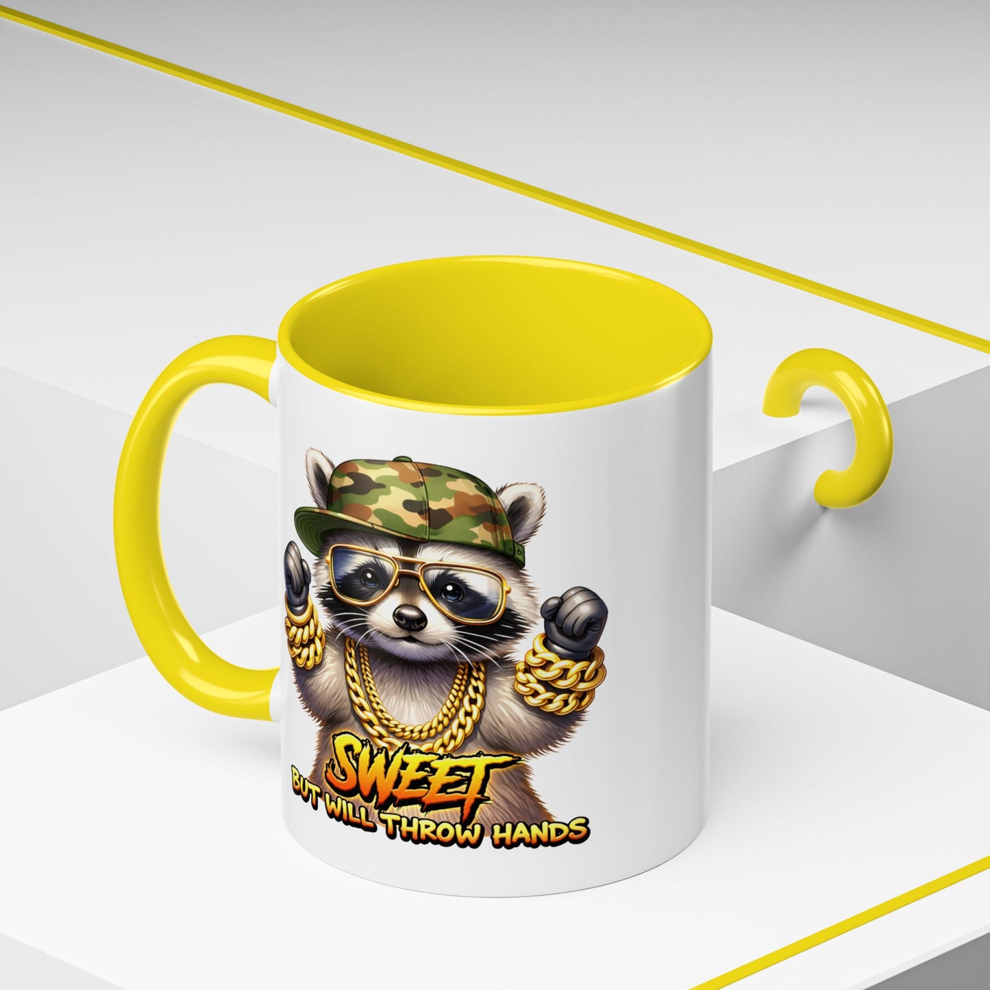 Humor Mug - Sweet But Will Throw Hands