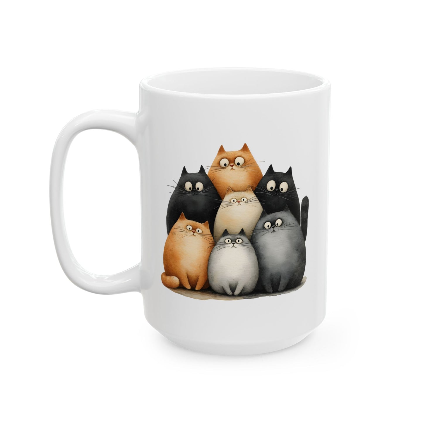 Animal Mug - Watercolor Cats