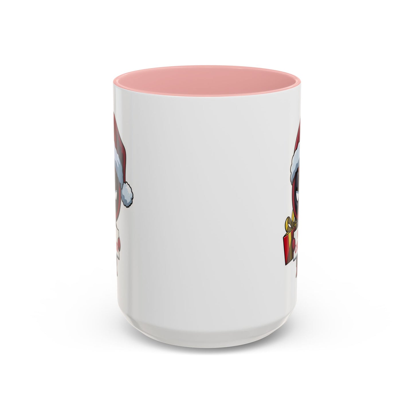 Christmas Mug - Merry Christmas Red Text Superhero