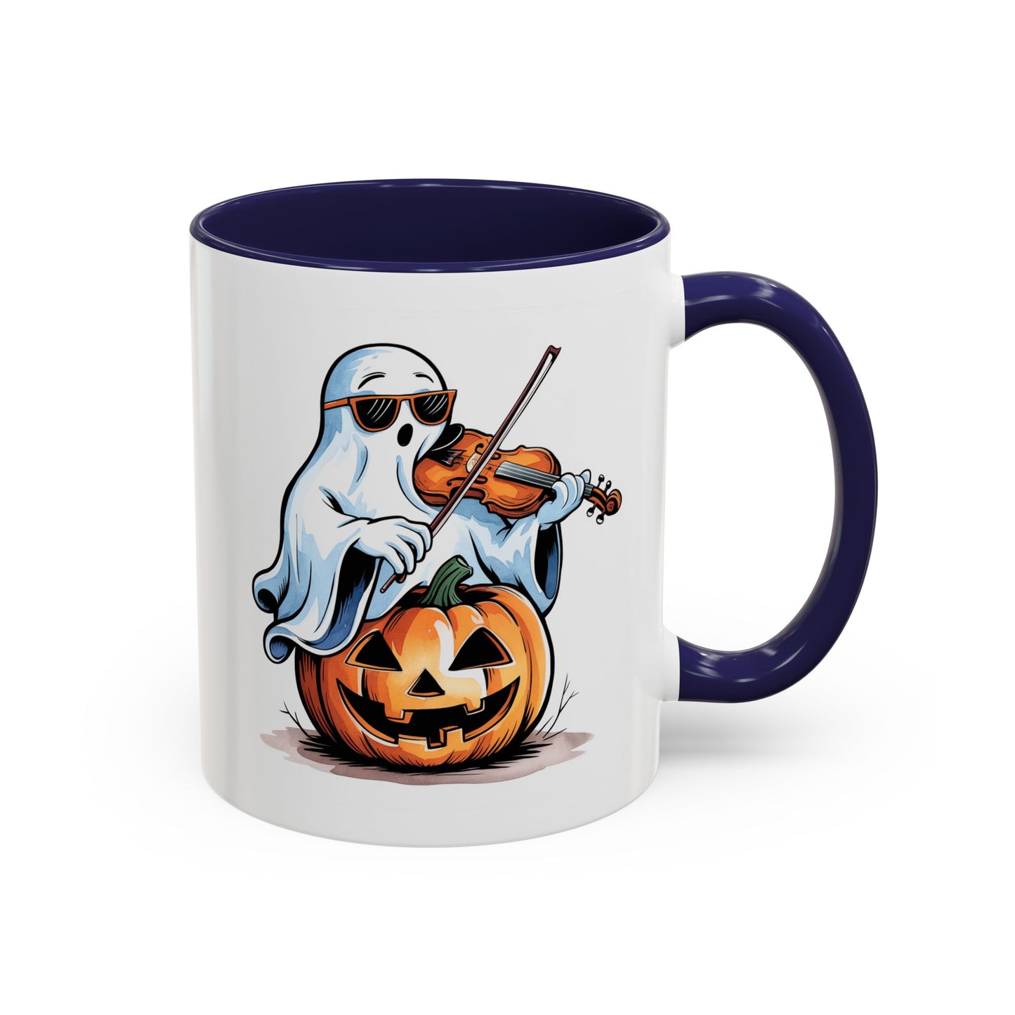 Halloween Mug - Violin Playing Ghost