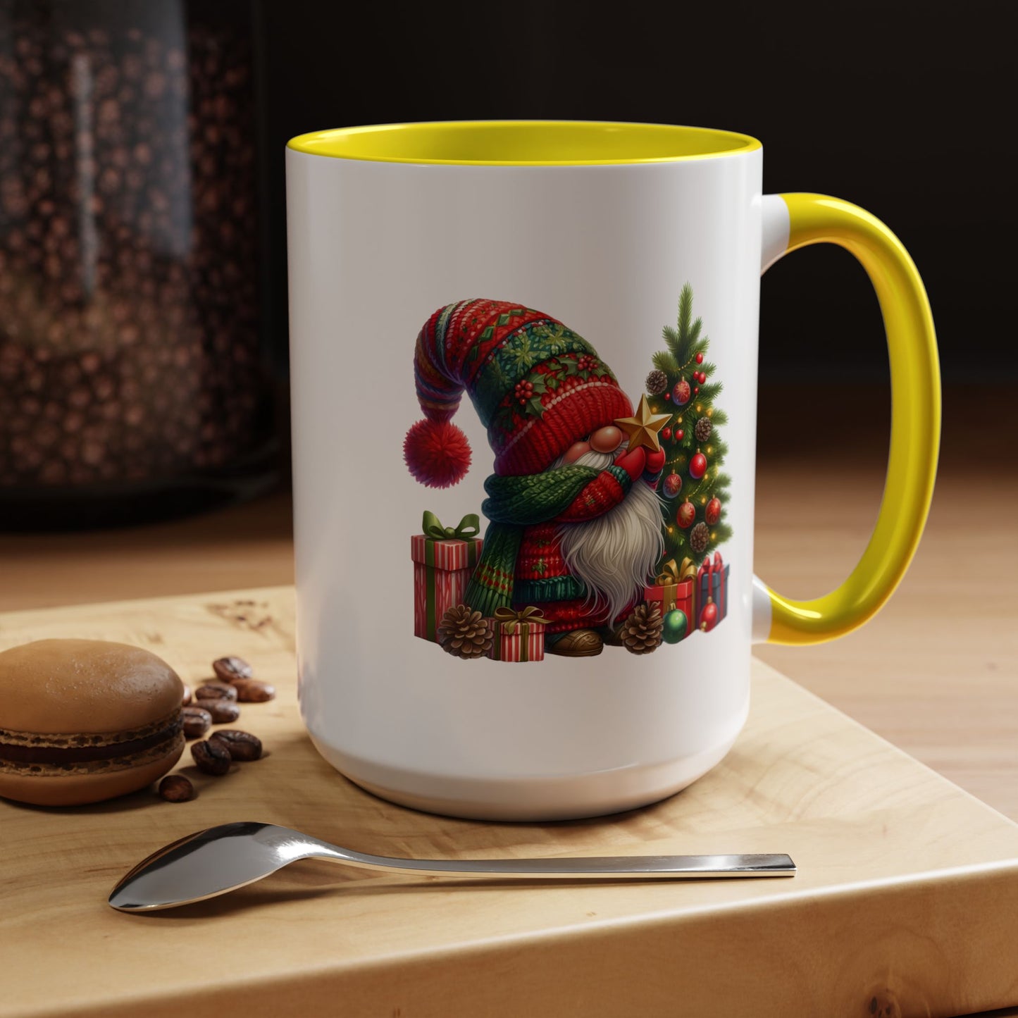 Christmas Mug - Gnome with Christmas Tree Star