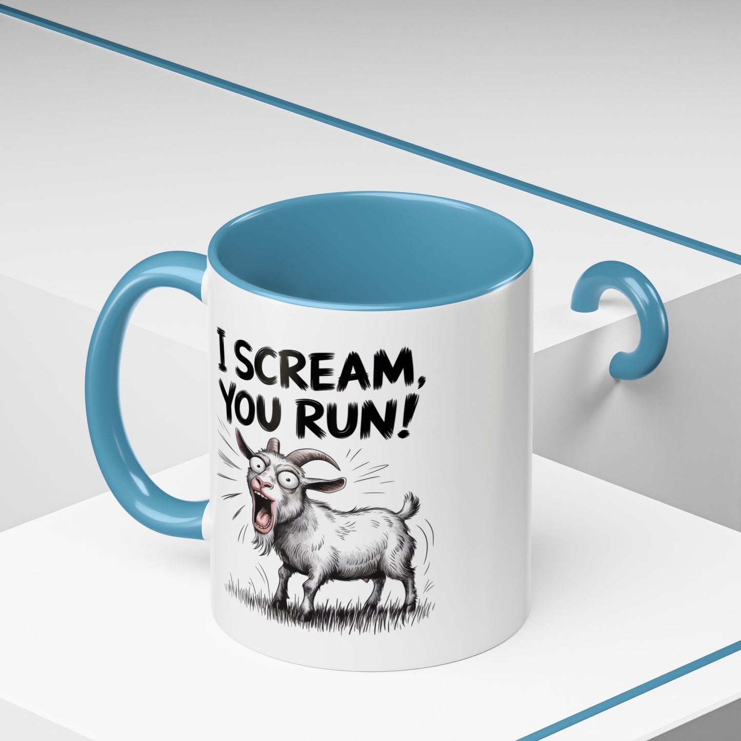 Humor Mug - I Scream, You Run