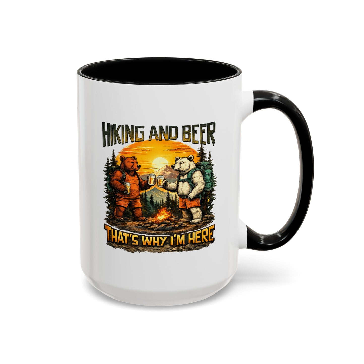 Humor Mug - Hiking and Beer