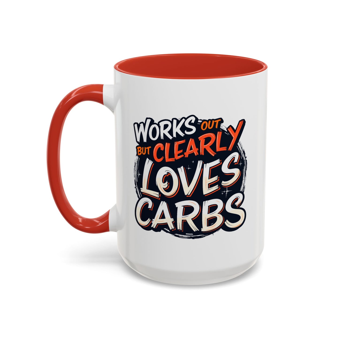 Adult Mug - Works Out But
