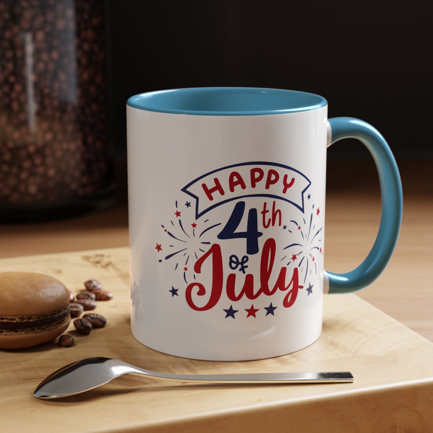 4th of July Mug - Happy 4th of July Fireworks