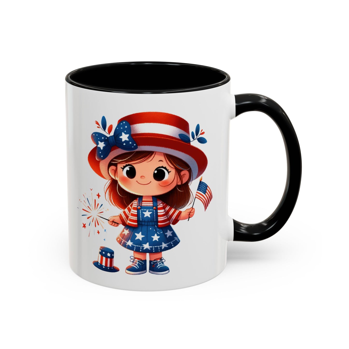 4th of July - American Girl Flag
