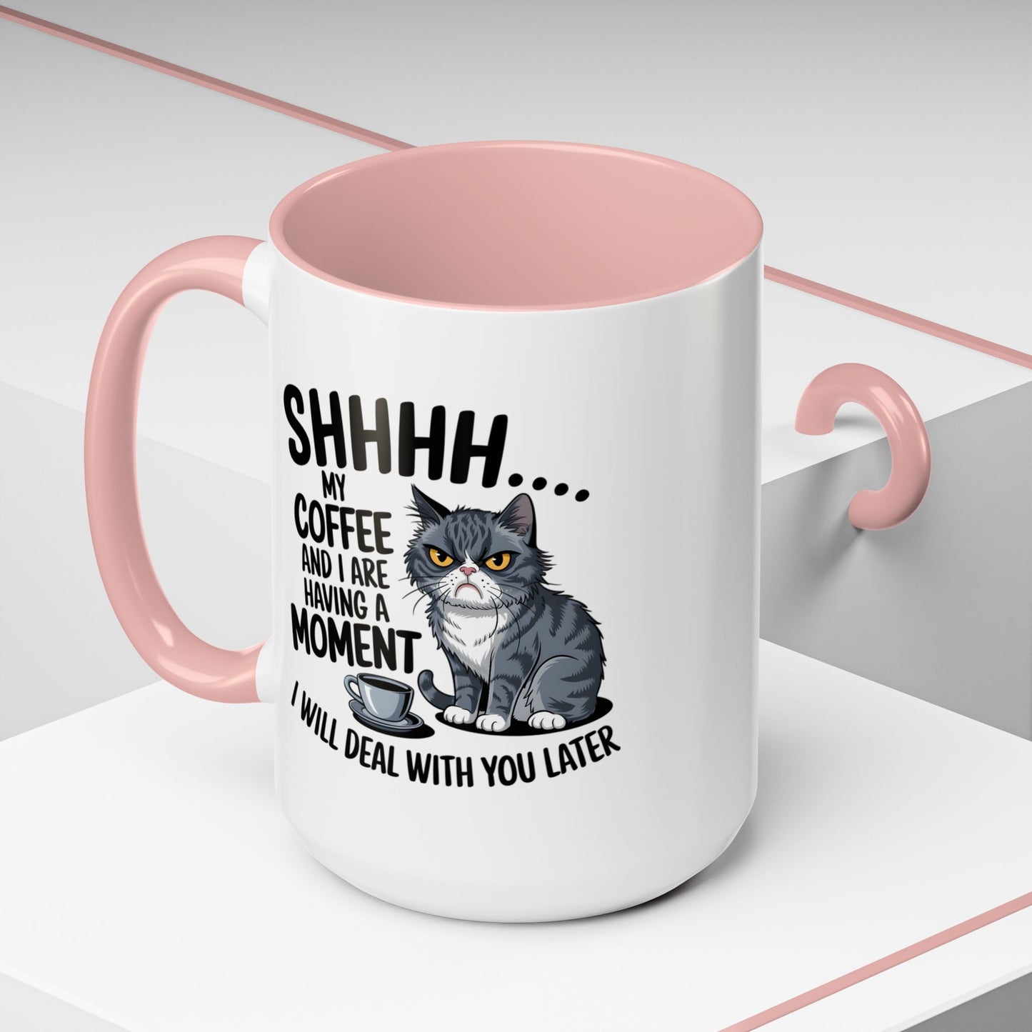Animal Mug - Shhhh My Coffee and I