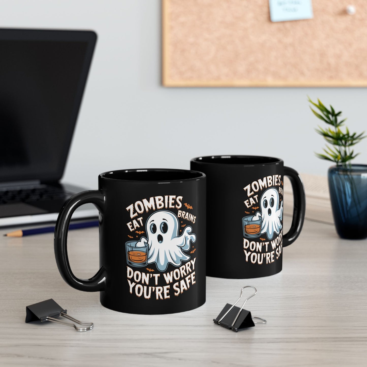 Halloween Mug - Zombies Eat Brains