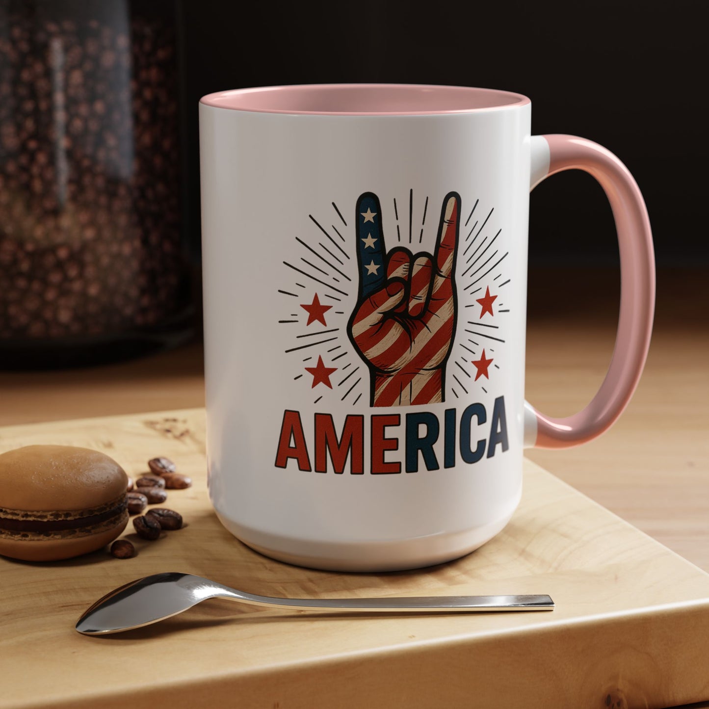 4th of July Mug - America Rock On