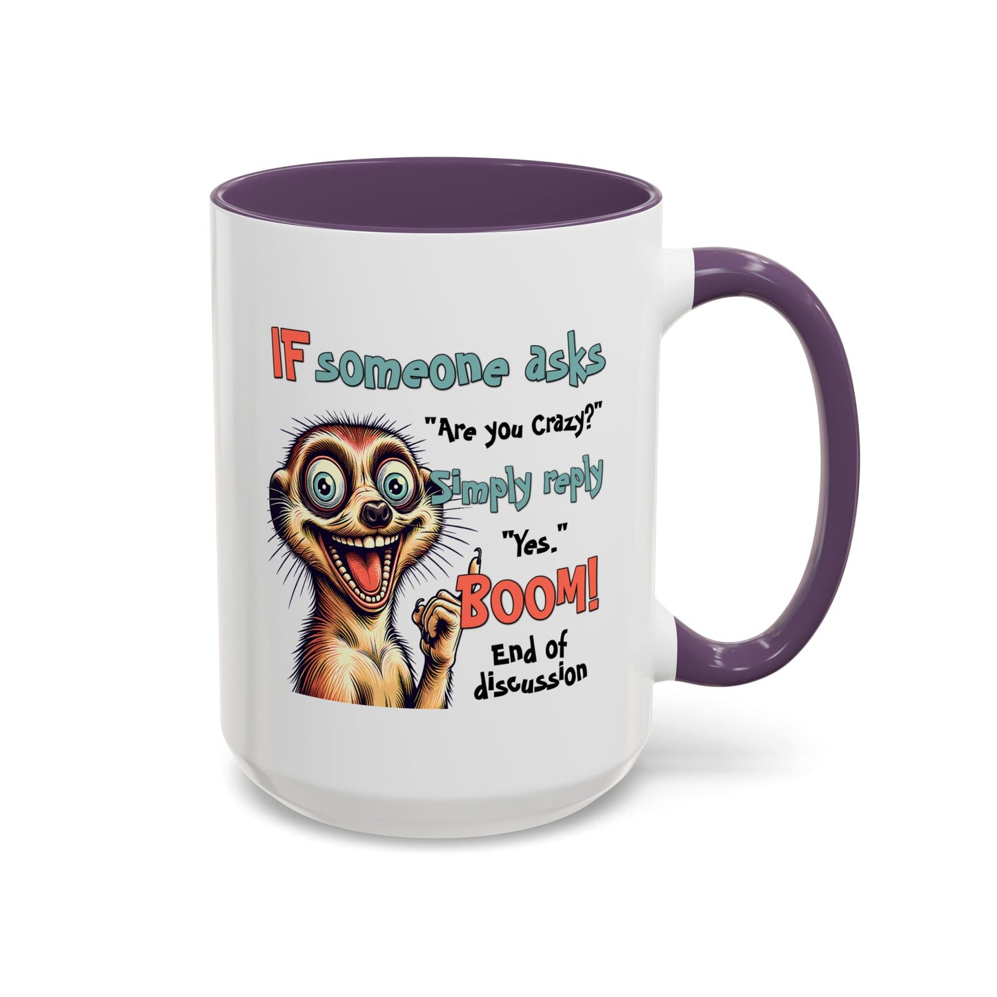 Humor Mug - If Someone Asks Are You Crazy