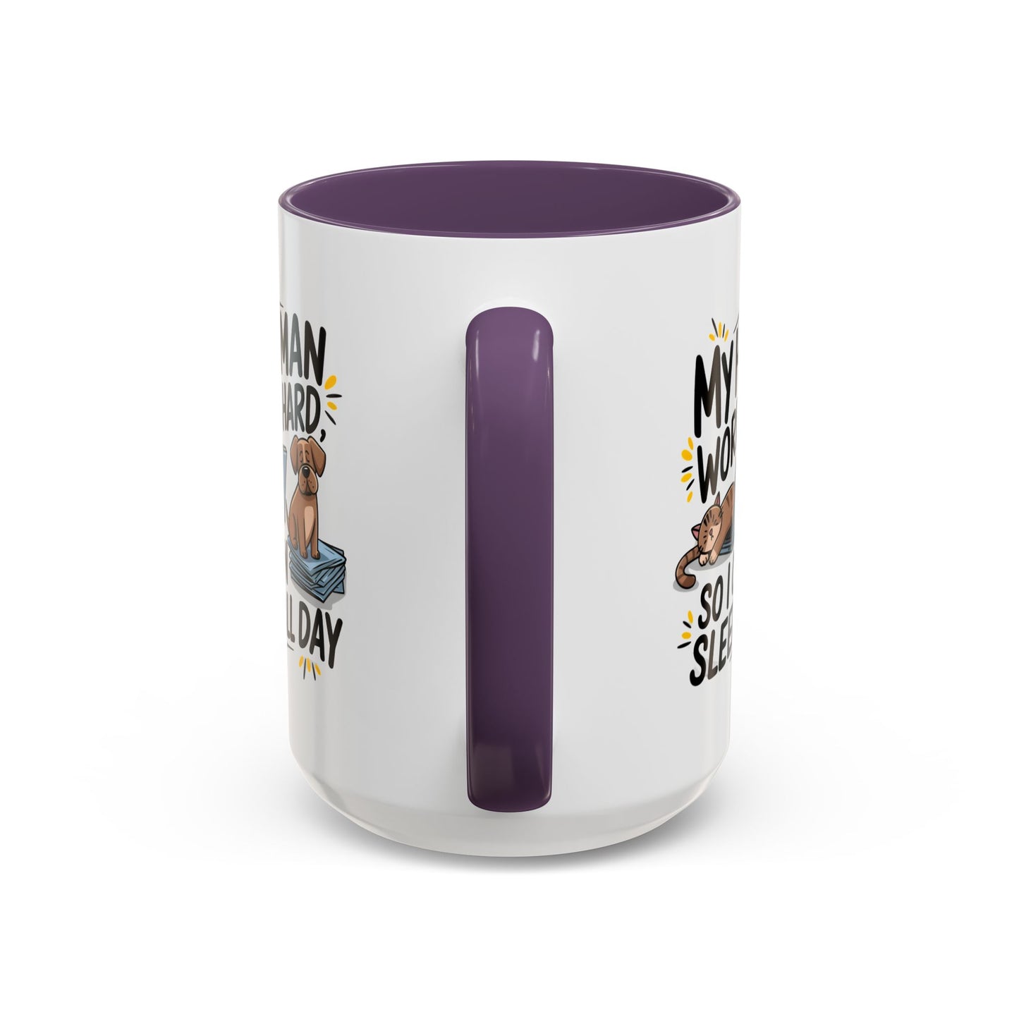 Animal Mug - My Human Works Hard