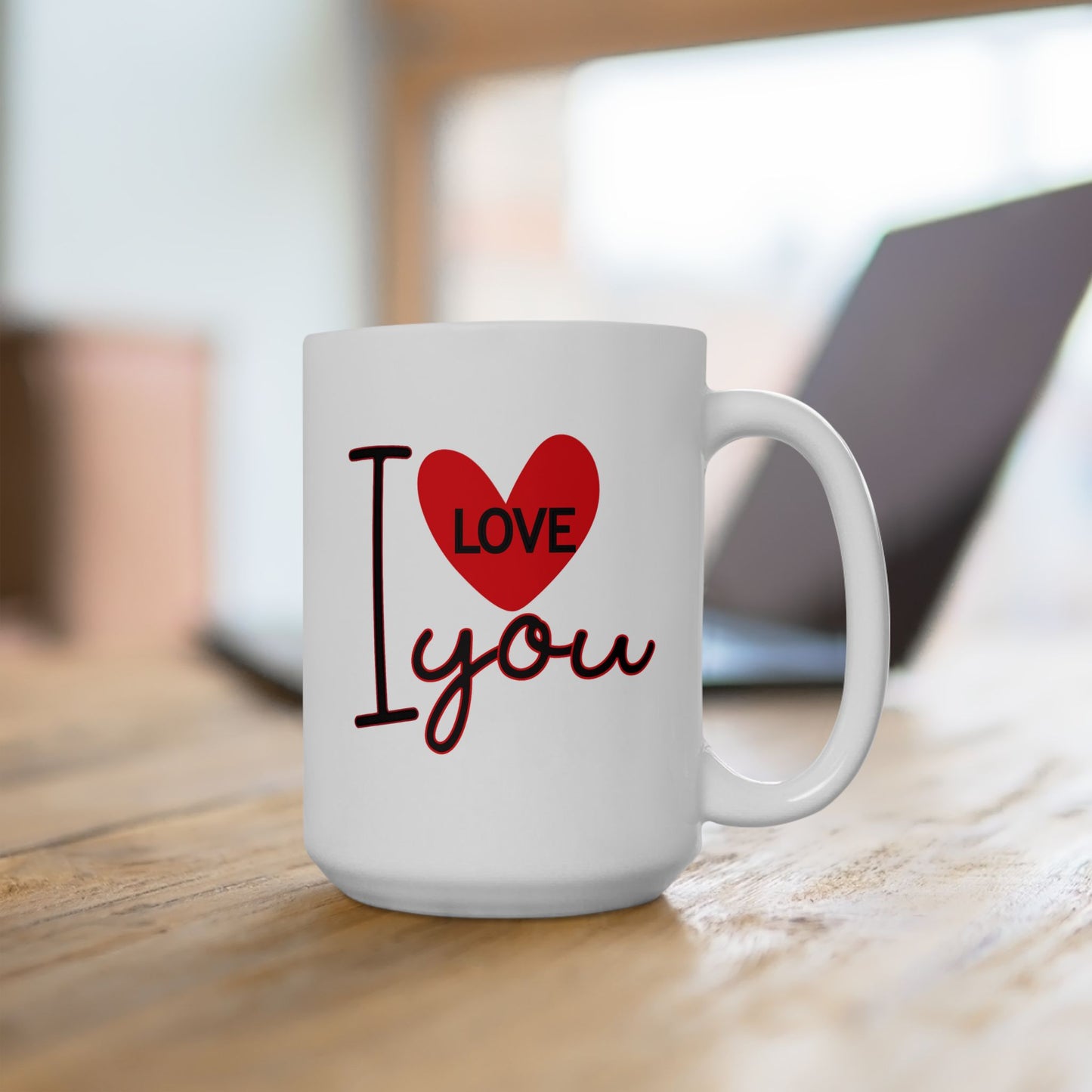 Anniversary Mug - I Love You Heart Graphic