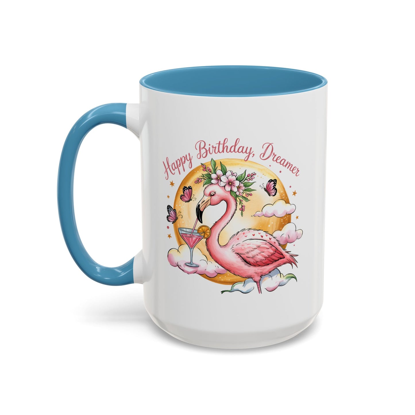 Birthday Mug - Pink Flamingo