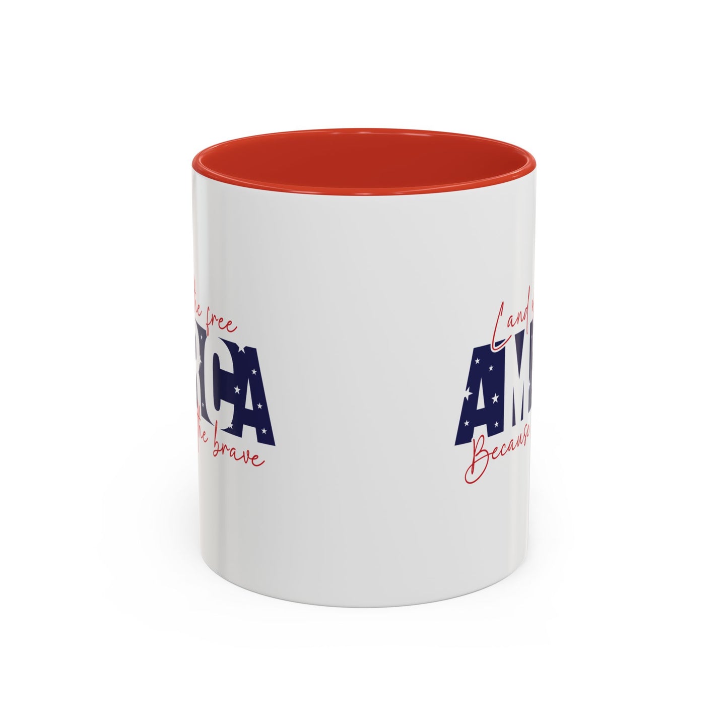 4th of July Mug - American Land of the Free Stars