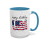 4th of July Mug - Happy Birthday USA