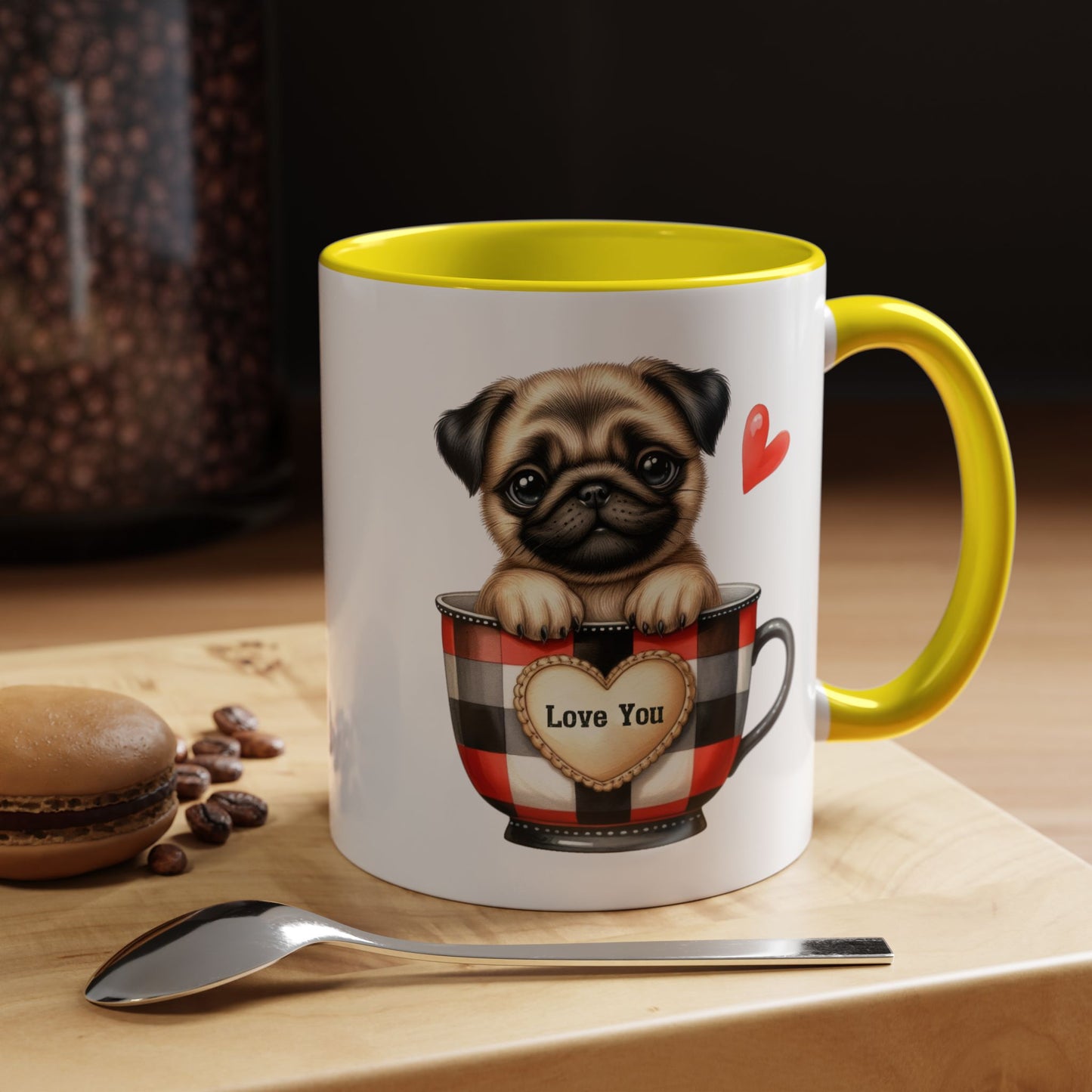 Anniversary Mug - Love You Dog Coffee Cup