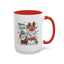Christmas Mug - Merry Xmas Santa Snowman Reindeer