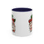 Christmas Mug - Merry Christmas Green & Red Text Cute Animals