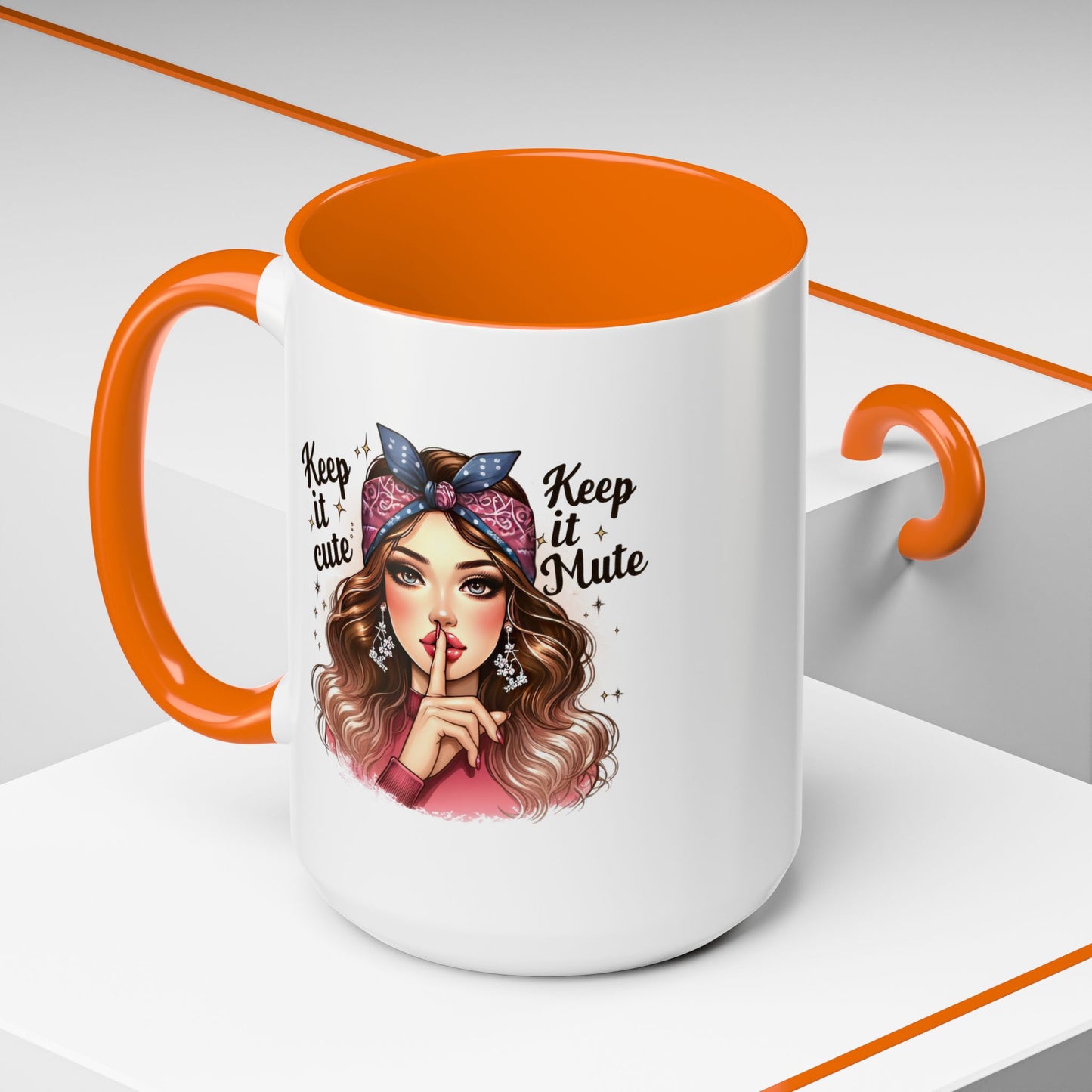 Humor Mug - Keep It Cute Keep It Mute