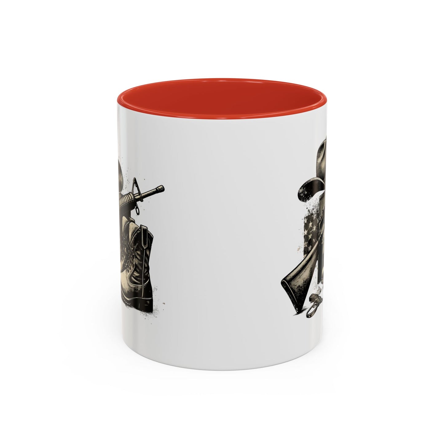 4th of July Mug - Soldier Hat Boots Gun