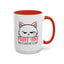 Adult Mug - Fluff You White Cat