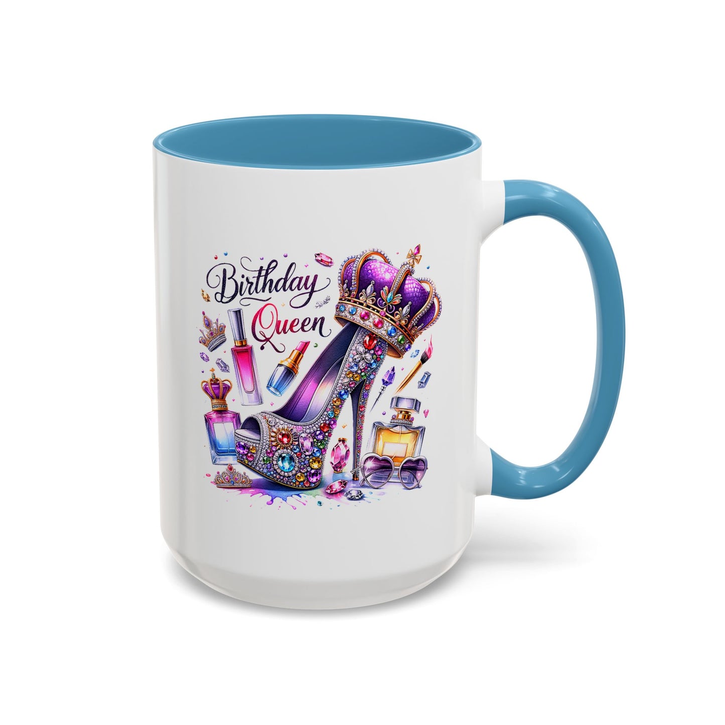 Birthday Mug - Birthday Queen Glitter