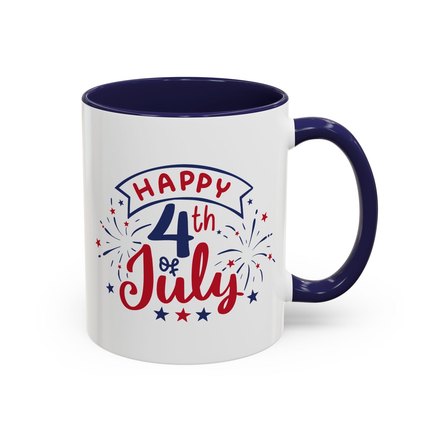 4th of July Mug - Happy 4th of July Fireworks