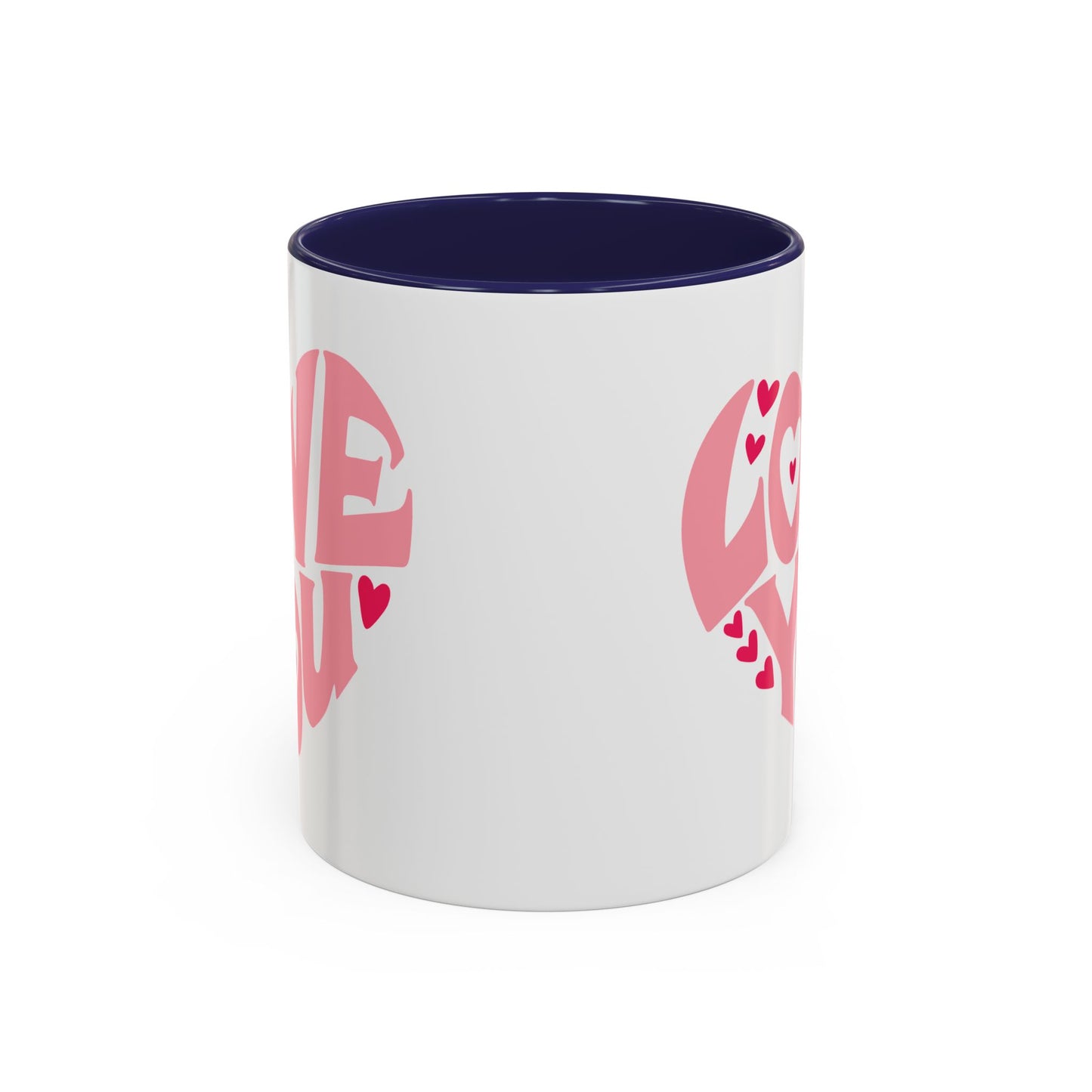 Valentine's Day Mug - Love You Heart Lettering
