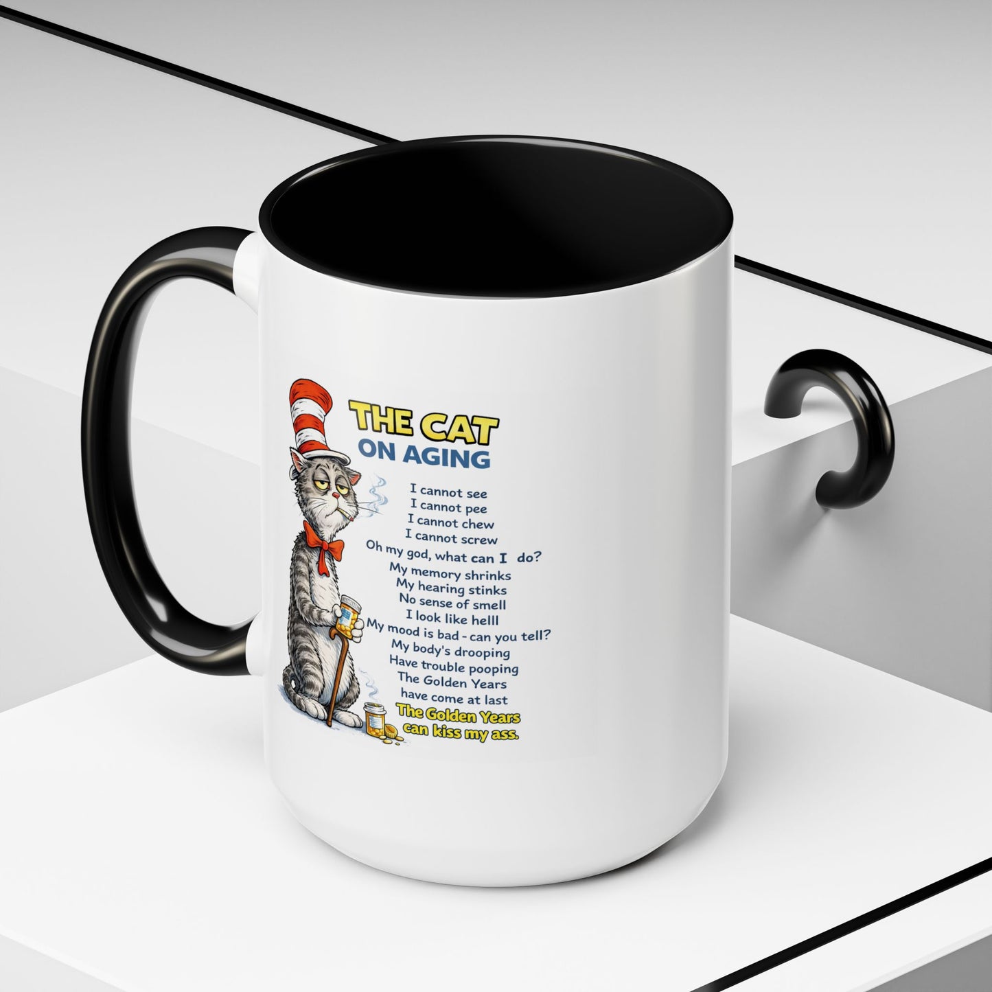 Humor Mug - The Cat Of Aging